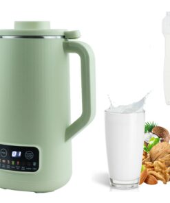 Sojamilch Hersteller 600ml Entsafter mit 10 Klingen für Sojamilch Maschine (Grün)