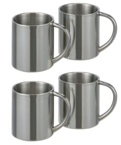 Thermobecher Edelstahl 200ml Doppelwandig Isolierbecher Kaffee Thermo Tasse Edelstahlbecher