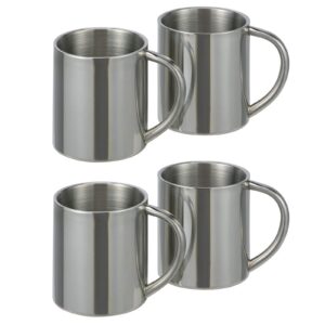 Thermobecher Edelstahl 200ml Doppelwandig Isolierbecher Kaffee Thermo Tasse Edelstahlbecher