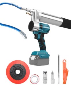 WingFly Akku-Fettpresse für Makita 18V Akku – 13000 PSI Elektrische Fettpresse für Fahrzeuge und Maschinen – 650ml Fettp