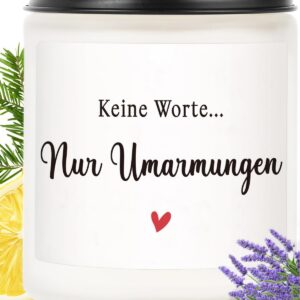 VivaJoy Trauergeschenk - Trost Geschenke für Hinterbliebene, Lavendel Duftkerze, Aufmunterung für Frauen, Familie, Freun
