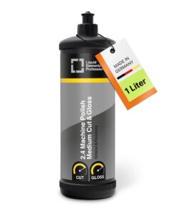 Liquid Elements - Autopolitur Medium Cut & Gloss 1L - Hologrammfreie Polierpaste mit Schnellerem Glanz für Autos & Kratz