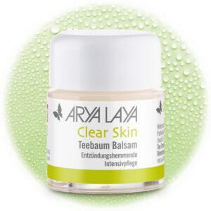 ARYA LAYA Clear Skin Teebaum Balsam 20 ml - Intensivpflege für fettige und entzündliche Haut, vergällt Juckreiz und Pick