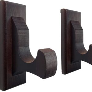 NANGOPOP Schwert-Wandhalterung, stabiles Holz-Halter für Axt, Messer, Dolch, Lichtschwert und Zauberstab | NANGOPOP Hol