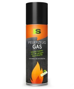 Spraytive XXL Butangas 500ml für Flambierbrenner & Feuerzeuge - Adapter inkludiert - Kompatibel mitClipper-Feuerzeug, Je