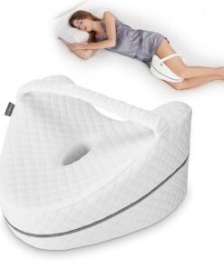 LITSPOT Ergonomisches Kniekissen für Seitenschläfer und Orthopädie | LITSPOT Orthopädisches Kniekissen Memory Foam für