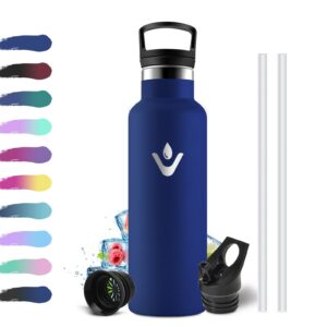 Edelstahl Trinkflasche 500ml BPA-Frei Vakuum Thermosflasche Sprudel