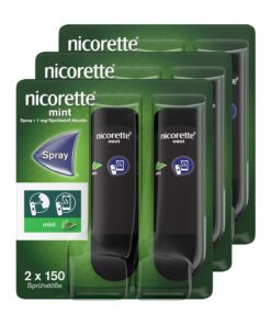 NICORETTE Spray mit mint Geschmack – Rauchen aufhören mit Nikotinspray – perfekt für Nichtraucher und Raucher – zur Rauc