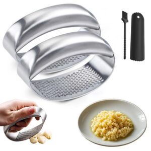 Premium Knoblauchpresse aus Edelstahl für Spülmaschinenfestes Geben & Leichtes Reinigen, ideal für Küche & Restaurant, z