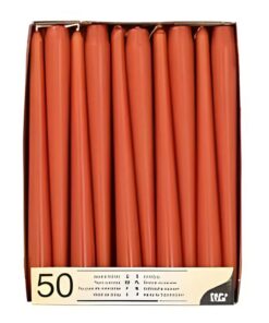 PAPSTAR 50 Leuchterkerzen · Große Glühbirnen · Designerliches Design · Elegant für jede Wohnung · Ø 2,2 cm · 25 cm · Tre
