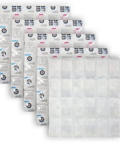 World-Bio Eisbeutel für Lebensmittelversand und KühlboxkühlungComfortable Wiederverwendbare Eiskühlpacke