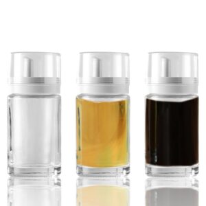 3-Pack Leakproof Small Glass Oil und Essig.OutputStream: