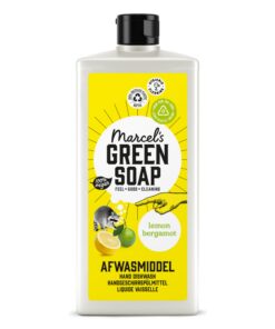 Marcel's Green Soap Spülmittel Zitrone & Bergamotte - Vegan, 97% Biologisch abbaubar - für umweltfreundliche Hausarbeit