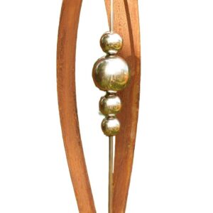 Gartendekoshop24 – Roststab „Petra“, 200 cm, Edelrost, draußen ideales Dekoelement