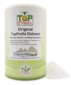 Topfruits Original Dolomit Calcium- & Magnesiumquelle für Familie und Fitness-Amateure im Training & Recovery, 800g