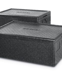 Hendi Thermobox - Temperaturhüter - -20°C bis +110°C, 46L Speicherung, 600x400x320mm, Polypropylen Griffen
