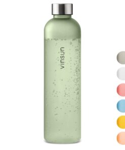 VINSUN Tritan Trinkflasche 650ml 1000ml 1500ml - Auslaufsicher BPA-frei Kohlensäure Geeignet für Sport Outdoor