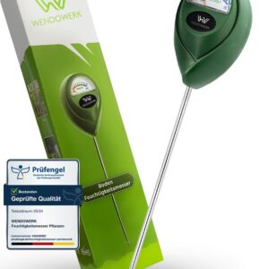 Wendowerk® Boden Feuchtigkeitsmesser Grüne Version Ohne Batterien Premium Bodentester