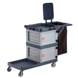 Profi-Reinigungswagen Für Bürowartung, FüR Schulen Und GeschäFte, Grau 51x22x37in