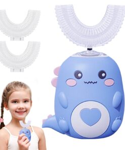 Elektrische Zahnbürste Kinder 2-12 Jahre, Smart Timer, wiederaufladbare IPX7 Wasserdichte Zahnbürste (2-6 Jahre) Elekt