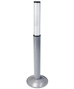 Aluminium Stützlastwaage (Deichselwaage) 50–100 kg mit Metallfuß