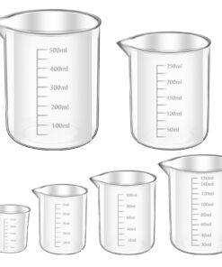 Präzisions Messbecher Set 6 Stück Für Labor und Küche | Hitzebeständige Ml-Messbecher Set 6 Stck für Labor und Küche |