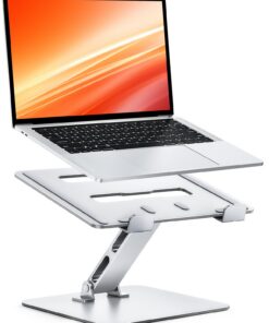 CIRYCASE Höhenverstellbarer Laptop Ständer für Notebook & Workstation, Stabiler & Ergonomischer Laptop Holder, Kompatibe