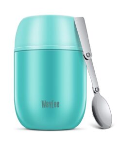 Thermobehälter für Essen Edelstahl 450ml Warmhaltebehälter mit Löffel