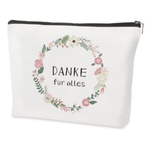 Klein Danke Kosmetiktasche für Erzieherin Lehrerin Vatertag Muttertag Frauenkollegen Geschenk