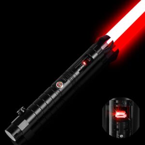 Lichtschwert Kristall Heavy Duty Duellschwert XRGB |0 Smooth Swing Motion Control 16 Sound-Schriftarten RGB-Farbwechsel