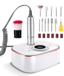 CIVPOWER Nagelfräser für Gelnägel: Professionelle 35000 U/Min Elektrische Nagelfräser mit 4000mAh Akku - perfekt für Man