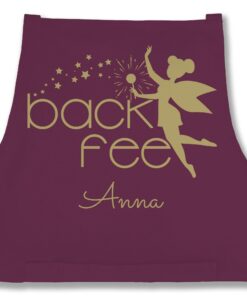 Personalisierte Geschenk Schürze by Shirtracer - Back Fee I Backen Geschenk für Hobbybäckerinnen - Größe L