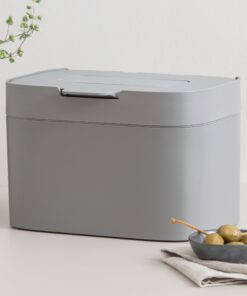 KAZAI Bio-Mülleimer 'Elin' 4,5L | Kompost-Eimer mit Kohlefilter für die Küche | Geruchsdicht & Spülmaschinenfest