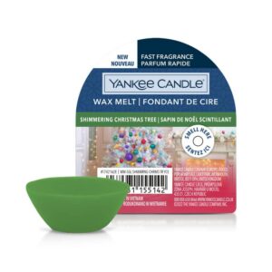 Yankee Candle Schimmernder Weihnachtsbaum-Wachsschmelze für romantische Weihnachtsabende | Yankee Candle Schimmernder W