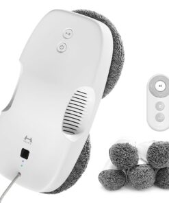HUTT DDC55 Automatischer Fensterputzroboter, elektrisch, für Innen- und Außenfenster - Ideal für Nutzung im Haus und Gar
