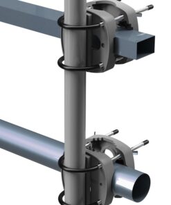 4smile Sonnenschirmhalter Balkongeländer - flexible Installation - Anthrazit