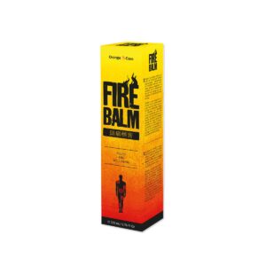 Orange Care Fire Balm (200 ml), Tiger Balm für Muskelkater, schmerzlindernde, entspannende Salbe nach Sport oder Bewegun