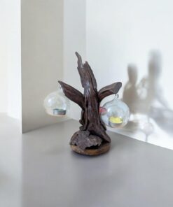 Kerzenständer Wurzel Baum - 3 Lichter - Teelichter - inkl. Glas und Kerze - (3 Lichter)