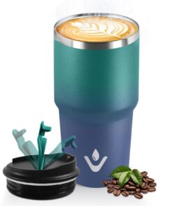 HoneyHolly Thermobecher 600 ml Auslaufsicher Edelstahl Doppelwandig Travel Mug