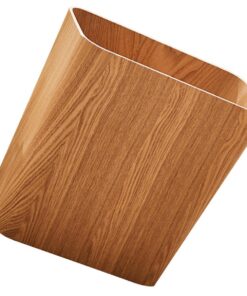Stabiler Papierkorb SAFIGLE Holz für Büro und Wohnzimmer | Umweltfreundlicher Mülleimer SAFIGLE Holz zum Tragen im Büro