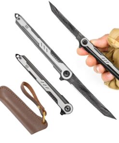 Taschenmesser Klappmesser M390 Edelstahlklinge für OutdoorAktivitäten und Freizeit, Kugellager 0,01 Sekunden Schnelles Ö