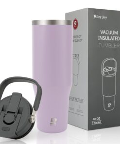 Riley Joy |0 Trinkflasche Edelstahl 1.2L - Spülmaschinenfest - Auslaufsicherer Kaffeebecher to Go