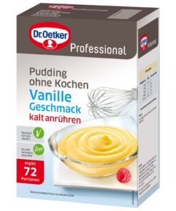Dr. Oetker Professional Vanille Pudding Cremepulver 1 kg.MaxValue Erhöhter Auspilerungsgrad für Profis und Liebhaber