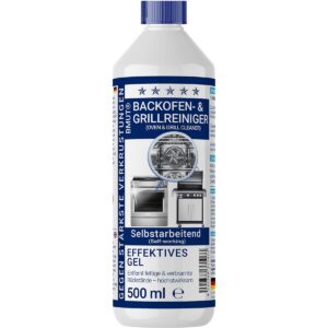 500ml Backofenreiniger extra stark | selbstanreichend Gel Paste | für Backöfen- und Grillreinigung |Effektiv gegen Einge
