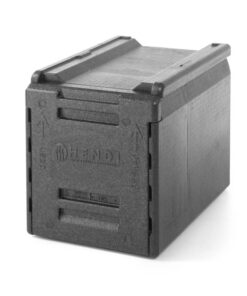 HENDI Thermo Catering Container für Gastronomie, 5 Einschübe, 65mm Abstand, 66L Speicherkernfach, ideal für Restaurant u