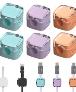 Seitliche Kabelhalter Selbstklebend, Magnetische Kabel Clips, Ladekabel Organizer, multifunktionaler Schreibtisch Kabels