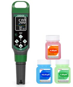 pH‑ & TDS/EC‑Messgerät (Multiparameter) mit Farbdisplay – hohe Genauigkeit 0,01, Wassertester für Hydroponik, Aquarium &
