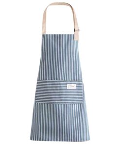 Chef Küchenschürze, verstellbar, wasserdicht, für Kochen und Gärtnern, großes Taschenfenster, XL-Schürze