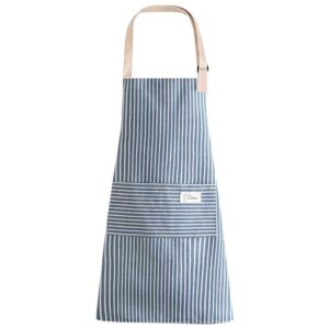 Chef Küchenschürze, verstellbar, wasserdicht, für Kochen und Gärtnern, großes Taschenfenster, XL-Schürze