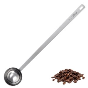 U-Taste 30ml Mess-Kaffeelöffel für Edelstahl, Silber, hohe Kanister und Gläser
